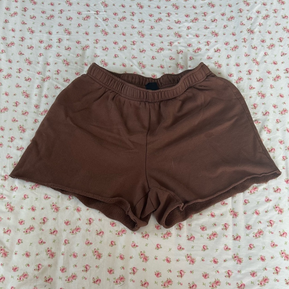 PACSUN Chocolate Brown Women's Sweat Shorts